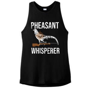 Pheasant Whisperer Varmint Pheasant Hunting Lover Great Gift Ladies PosiCharge Tri-Blend Wicking Tank