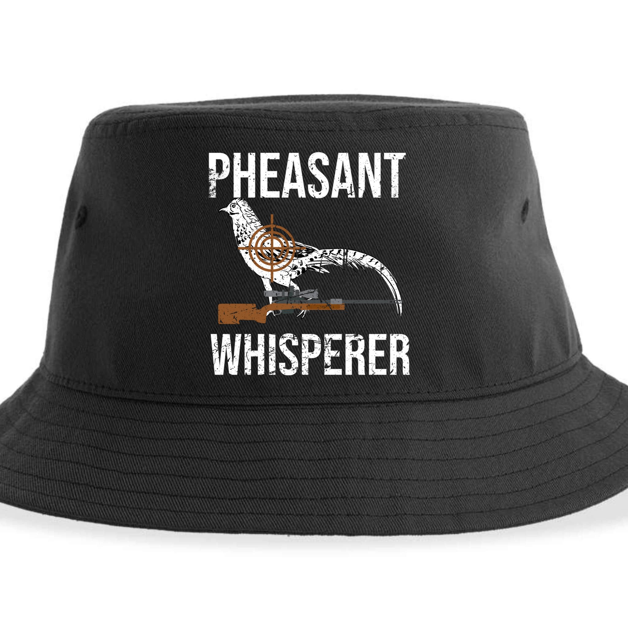 Pheasant Whisperer Varmint Pheasant Hunting Lover Great Gift Sustainable Bucket Hat