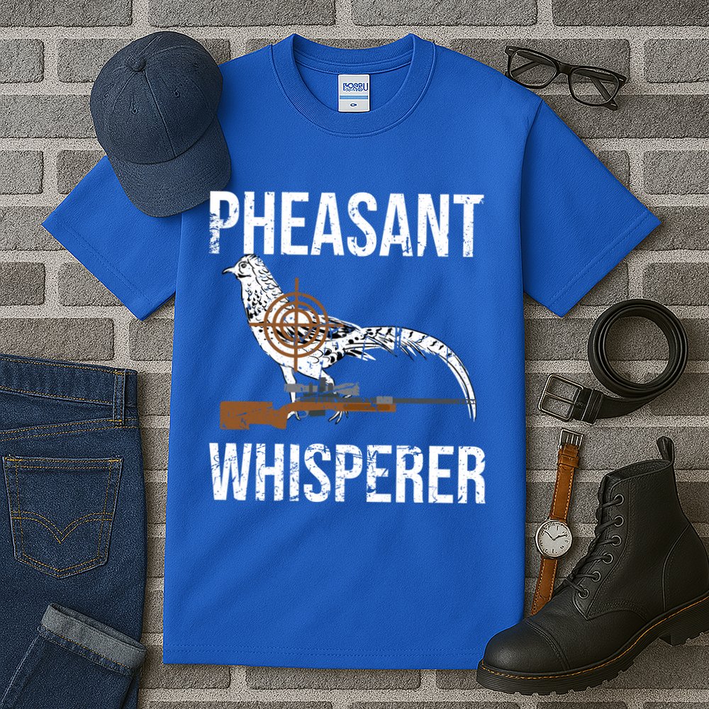 Pheasant Whisperer Varmint Pheasant Hunting Lover Great Gift Tall T-Shirt