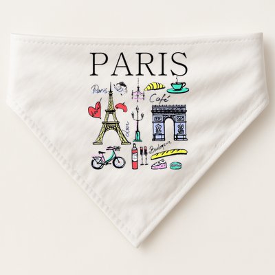 Paris Woman Woman Paris Tee USA-Made Doggie Bandana