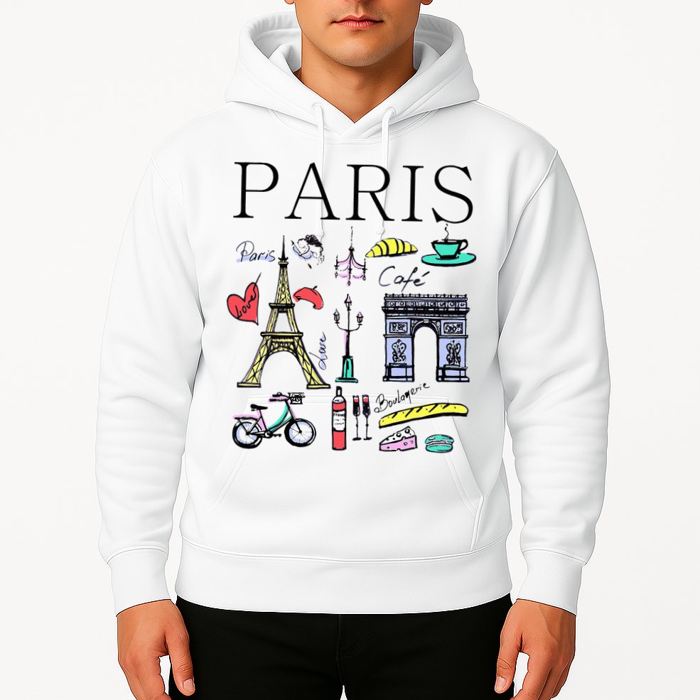 Paris Woman Woman Paris Tee Hoodie