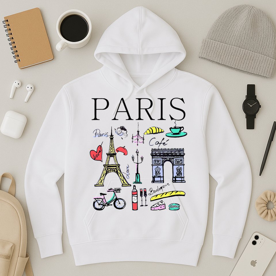 Paris Woman Woman Paris Tee Hoodie