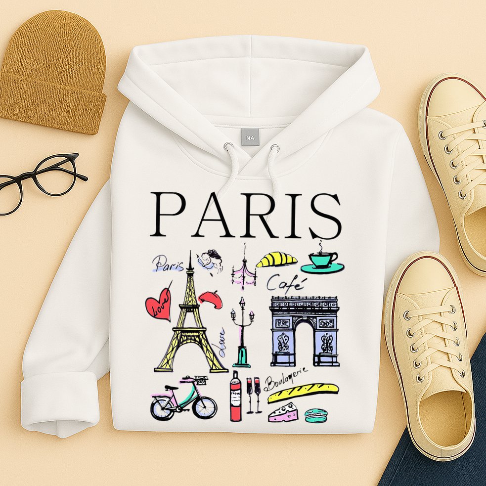 Paris Woman Woman Paris Tee Hoodie