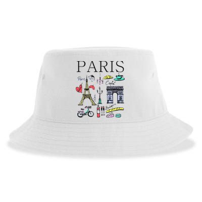 Paris Woman Woman Paris Tee Sustainable Bucket Hat