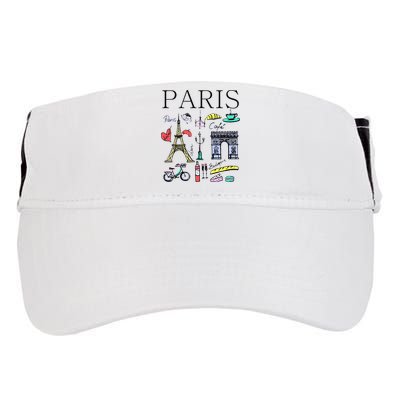Paris Woman Woman Paris Tee Adult Drive Performance Visor