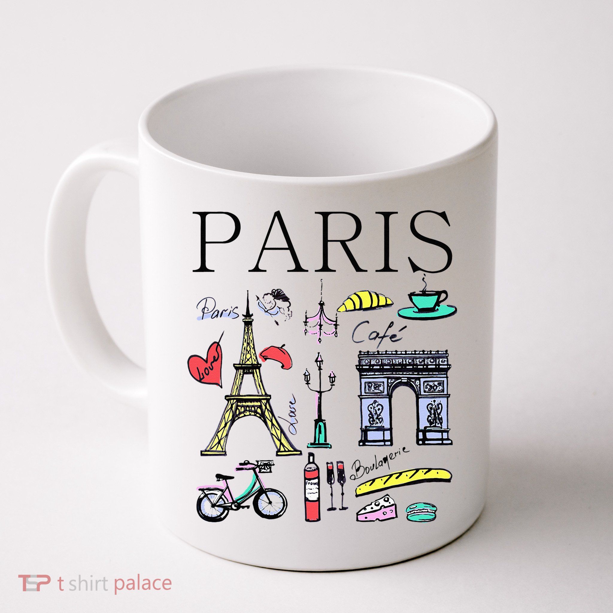 Paris Woman Woman Paris Tee Mug