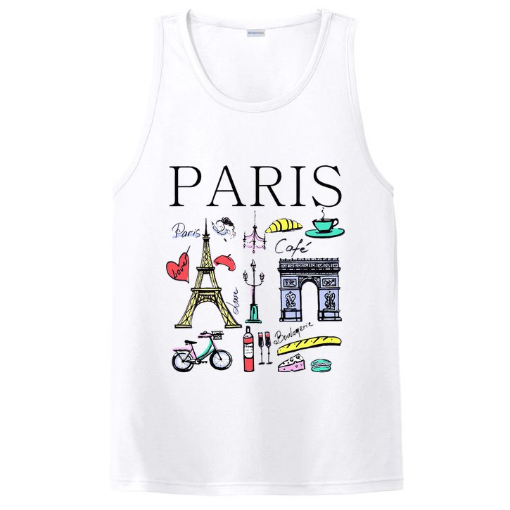 Paris Woman Woman Paris Tee PosiCharge Competitor Tank