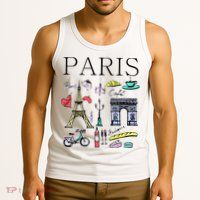 Paris Woman Woman Paris Tee Tank Top