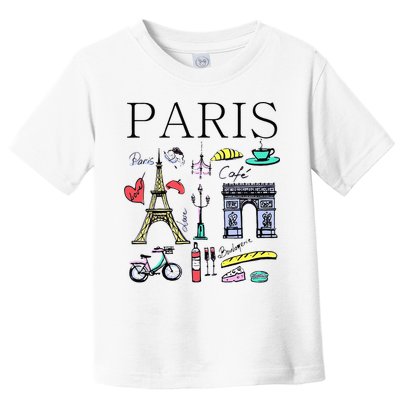 Paris Woman Woman Paris Tee Toddler T-Shirt