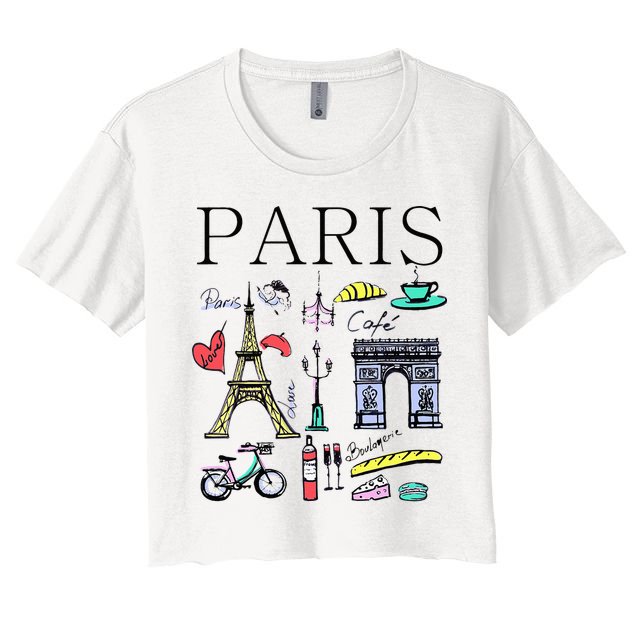 Paris Woman Woman Paris Tee Crop Top