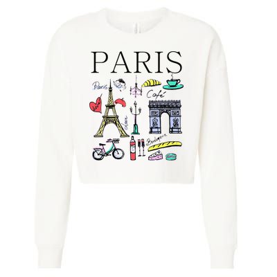 Paris Woman Woman Paris Tee Cropped Pullover Crew