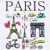 Paris Woman Woman Paris Tee Kids Sweatshirt