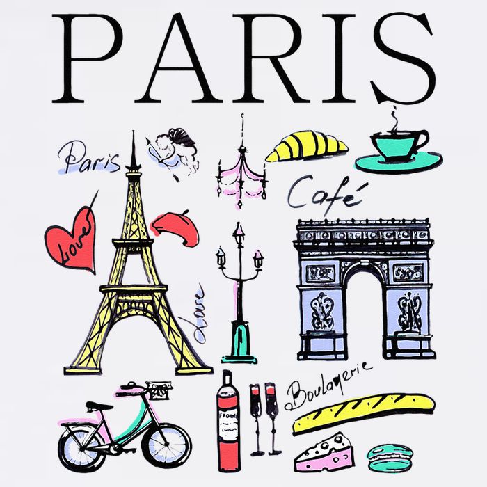 Paris Woman Woman Paris Tee Kids Sweatshirt