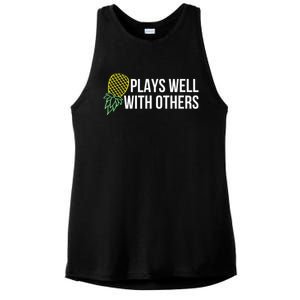 Plays Well With Others Swingers Ladies PosiCharge Tri-Blend Wicking Tank