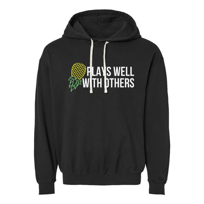 Plays Well With Others Swingers Garment-Dyed Fleece Hoodie