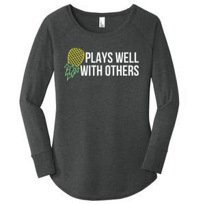 Plays Well With Others Swingers Women's Perfect Tri Tunic Long Sleeve Shirt