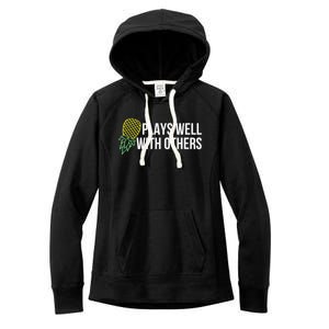 Plays Well With Others Swingers Women's Fleece Hoodie