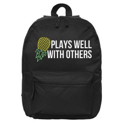 Plays Well With Others Swingers 16 in Basic Backpack