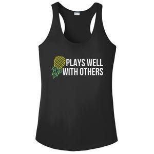 Plays Well With Others Swingers Ladies PosiCharge Competitor Racerback Tank