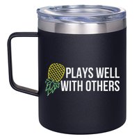 Plays Well With Others Swingers 12oz Stainless Steel Coffee Mug