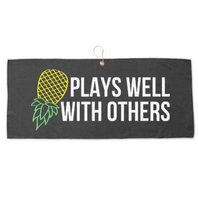 Plays Well With Others Swingers Large Microfiber Waffle Golf Towel