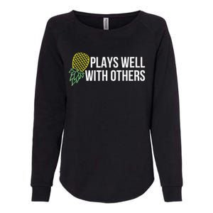 Plays Well With Others Swingers Womens California Wash Sweatshirt