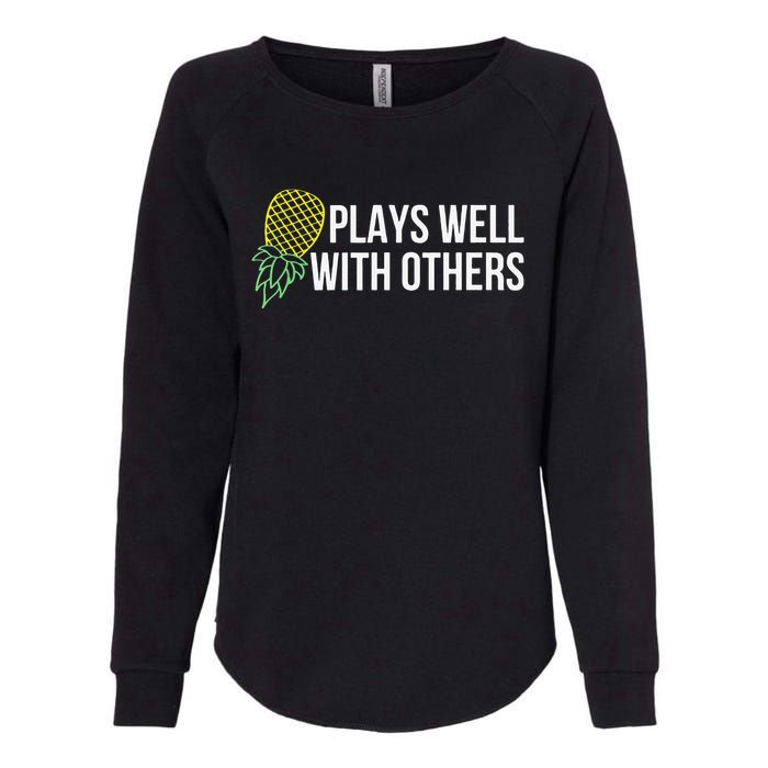 Plays Well With Others Swingers Womens California Wash Sweatshirt