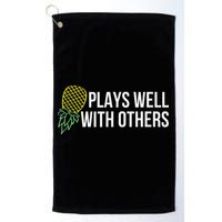 Plays Well With Others Swingers Golf Towel