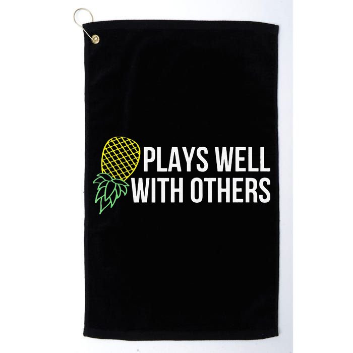 Plays Well With Others Swingers Golf Towel