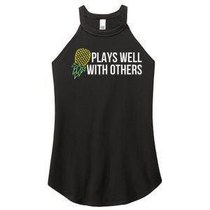 Plays Well With Others Swingers Women's Perfect Tri Rocker Tank