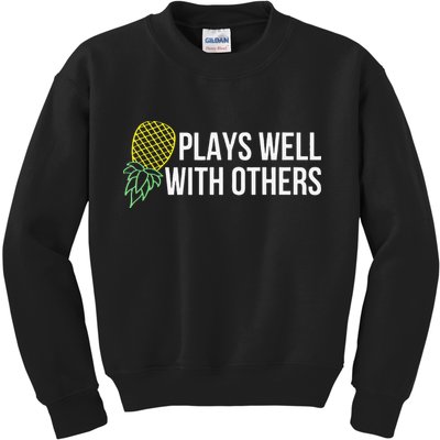 Plays Well With Others Swingers Kids Sweatshirt