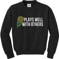 Plays Well With Others Swingers Kids Sweatshirt