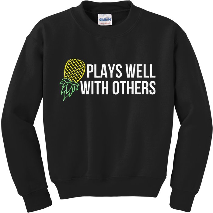 Plays Well With Others Swingers Kids Sweatshirt