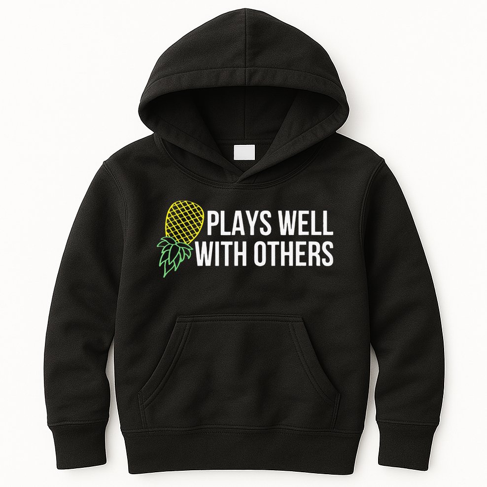 Plays Well With Others Swingers Kids Hoodie
