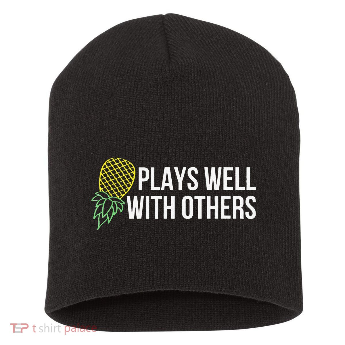 Plays Well With Others Swingers Short Acrylic Beanie