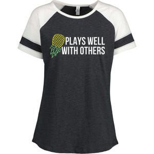 Plays Well With Others Swingers Enza Ladies Jersey Colorblock Tee