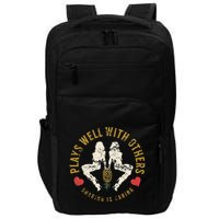 Plays Well With Others Swinger Couples Upside Down Pineapple Impact Tech Backpack