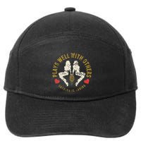 Plays Well With Others Swinger Couples Upside Down Pineapple 7-Panel Snapback Hat