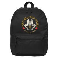Plays Well With Others Swinger Couples Upside Down Pineapple 16 in Basic Backpack