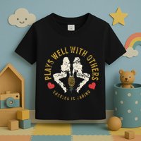 Plays Well With Others Swinger Couples Upside Down Pineapple Toddler T-Shirt