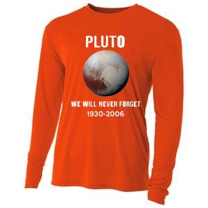 Pluto We Will Never Forget Gift Cooling Performance Long Sleeve Crew