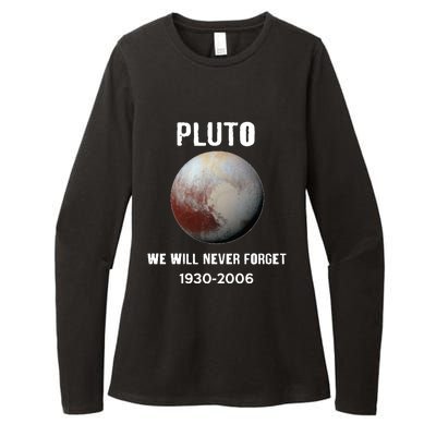 Pluto We Will Never Forget Gift Womens CVC Long Sleeve Shirt