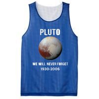 Pluto We Will Never Forget Gift Mesh Reversible Basketball Jersey Tank