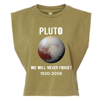 Pluto We Will Never Forget Gift Garment-Dyed Women's Muscle Tee