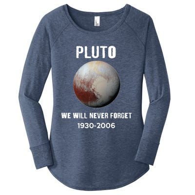 Pluto We Will Never Forget Gift Women's Perfect Tri Tunic Long Sleeve Shirt