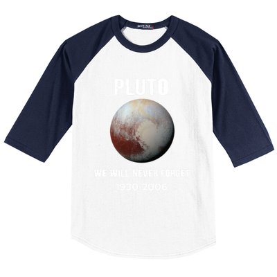 Pluto We Will Never Forget Gift Baseball Sleeve Shirt