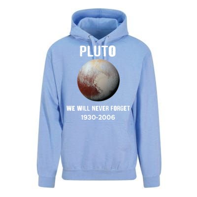 Pluto We Will Never Forget Gift Unisex Surf Hoodie