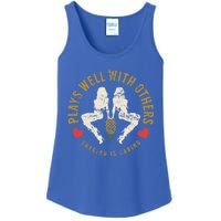 Plays Well With Others Swinger Couples Upside Down Pineapple Cute Gift Ladies Essential Tank