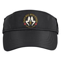 Plays Well With Others Swinger Couples Upside Down Pineapple Gift Adult Drive Performance Visor