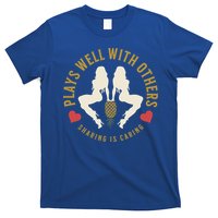 Plays Well With Others Swinger Couples Upside Down Pineapple Gift T-Shirt
